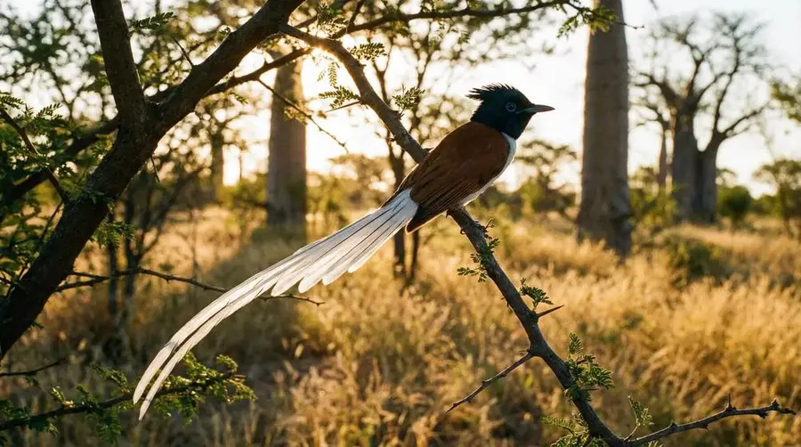 African Paradise Flycatcher