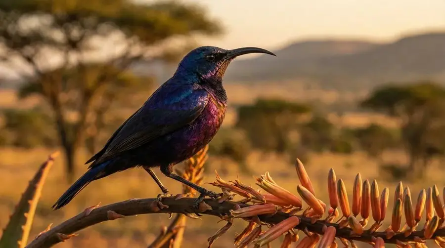 Amethyst Sunbird