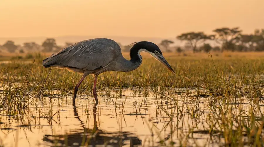 Black-headed Heron