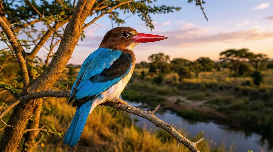 Brown-hooded Kingfisher