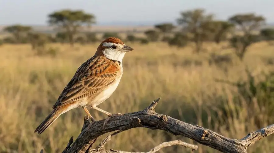 Chestnut-backed Sparrow-Lark