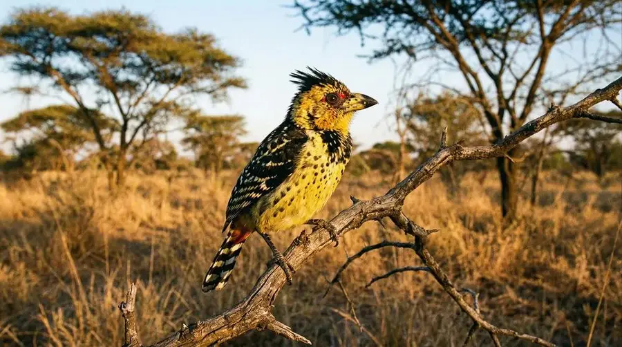 Crested Barbet