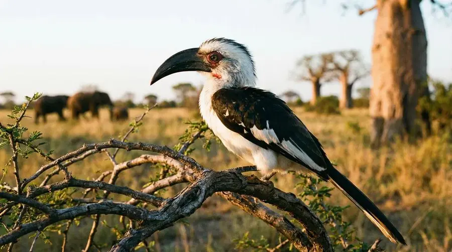Crowned Hornbill
