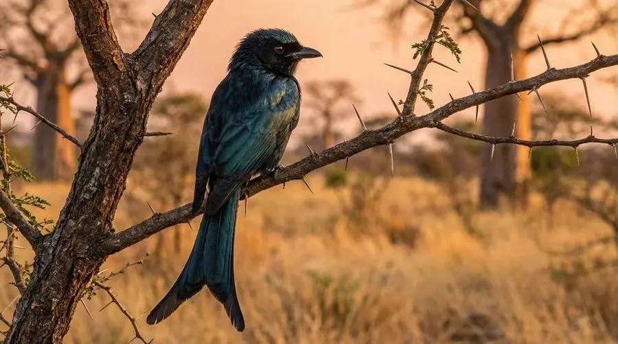 Fork-tailed Drongo