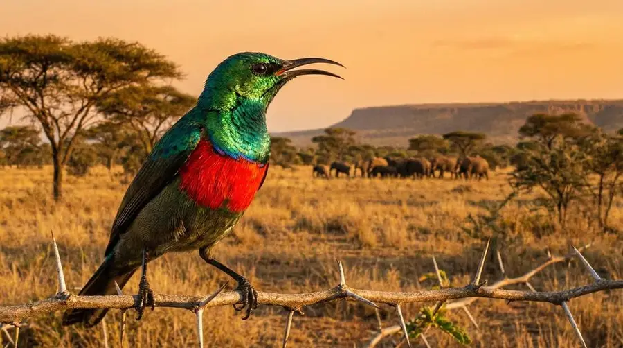 Greater Double-collared Sunbird