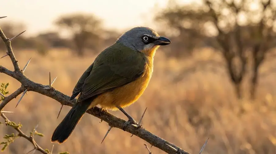 Grey-headed Bush-Shrike
