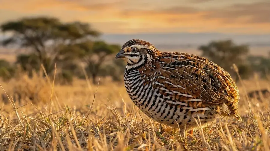 Harlequin Quail