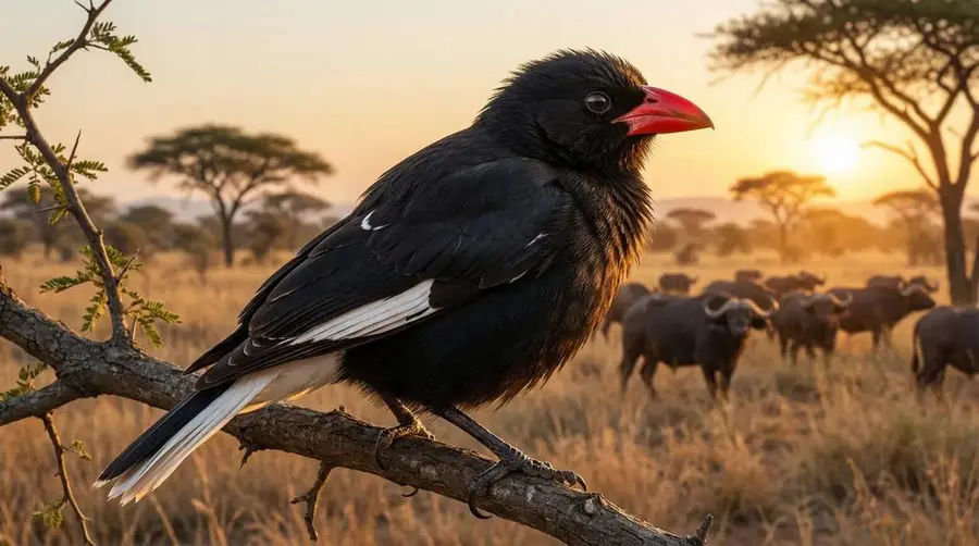 Red-billed Buffalo Weaver
