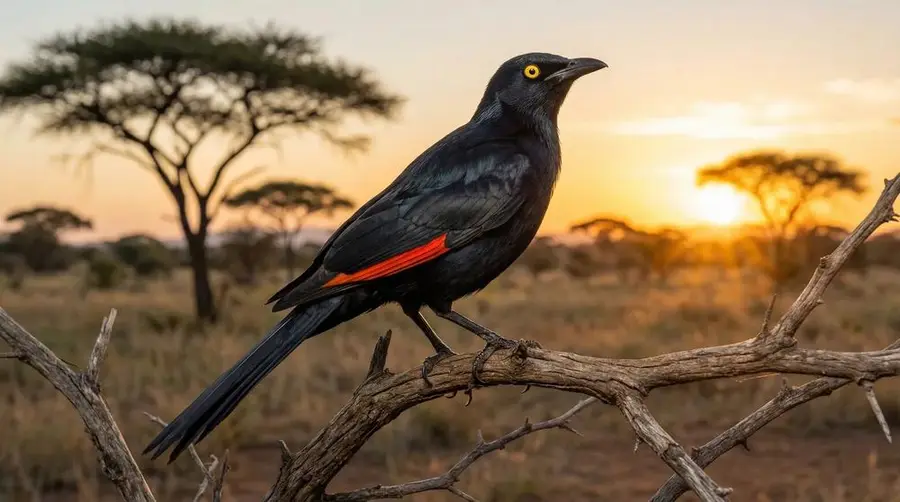 Red-winged Starling