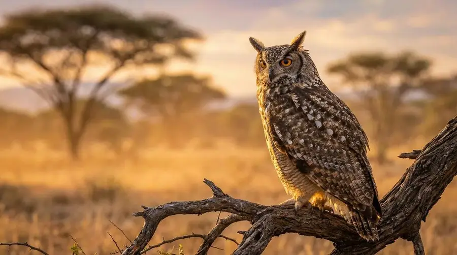 Spotted Eagle Owl