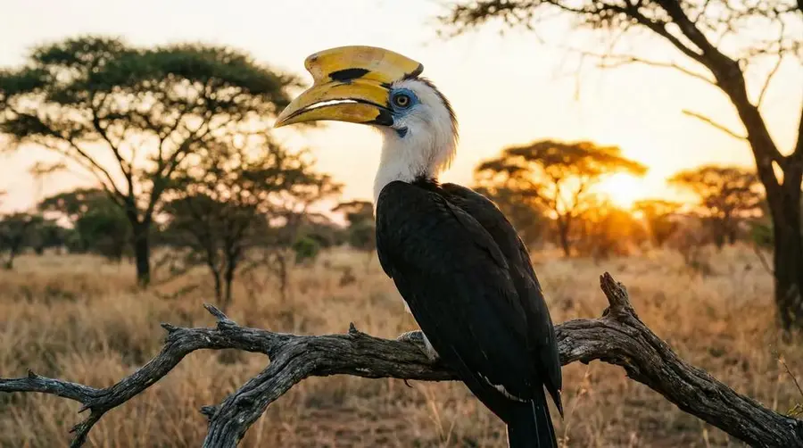 Trumpeter Hornbill