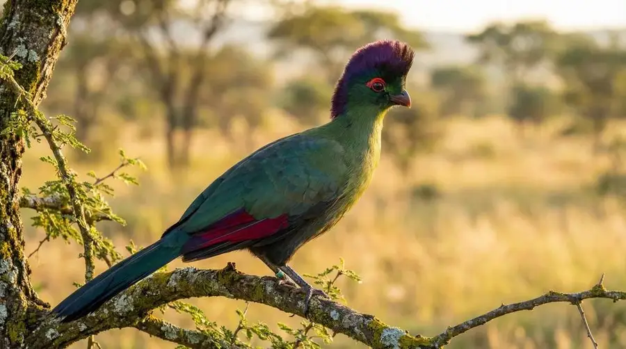 Violet-crested Turaco