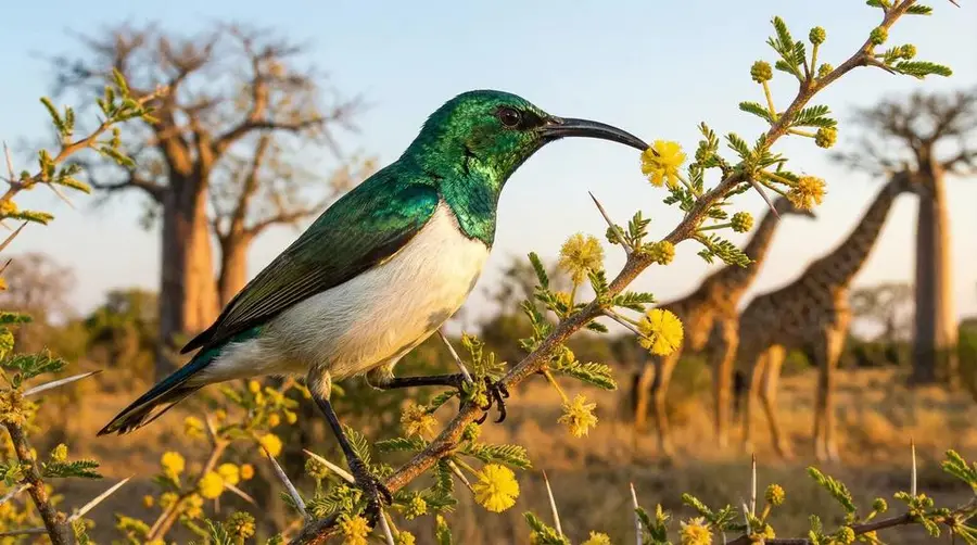 White-bellied Sunbird