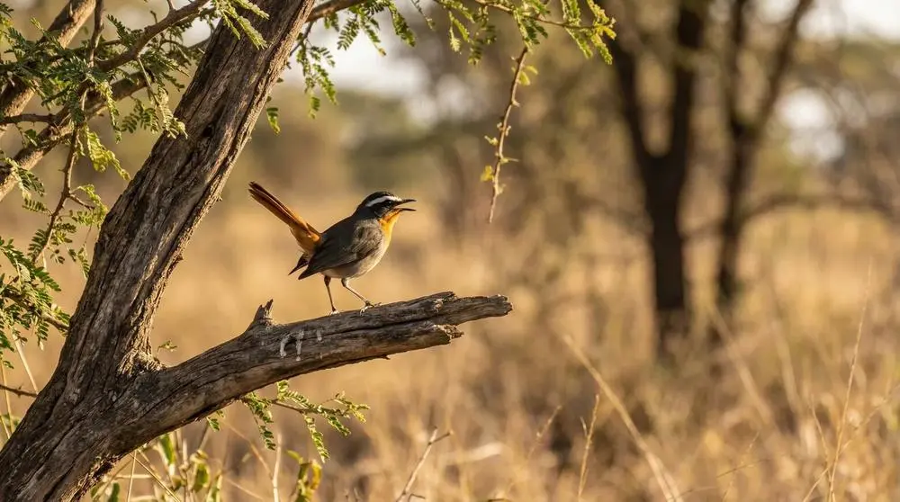 White-browed Robin-Chat