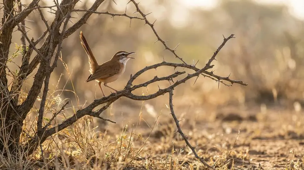 White-browed Scrub Robin