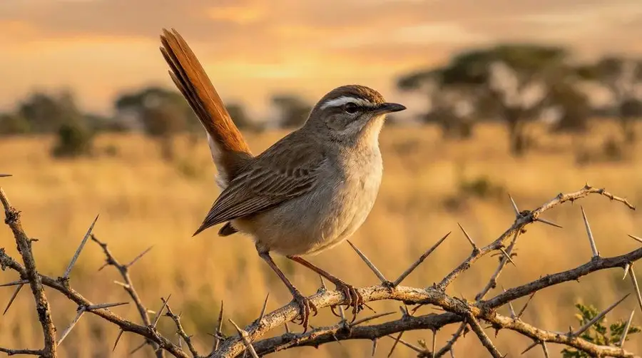 White-browed Scrub Robin