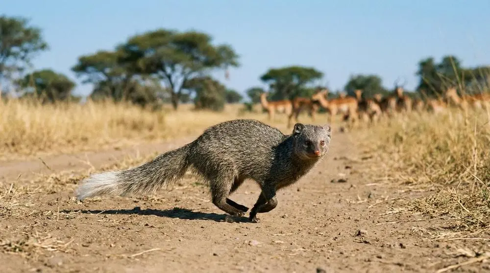 White-tailed Mongoose