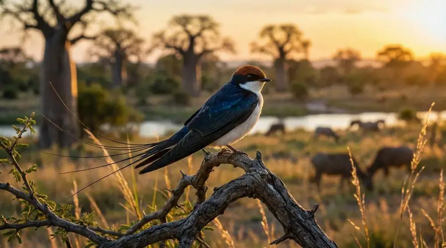 Wire-tailed Swallow