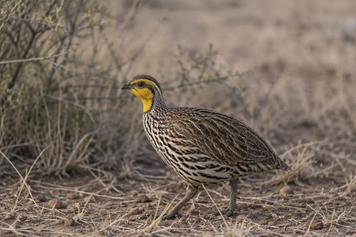 Yellow-throated Francolin