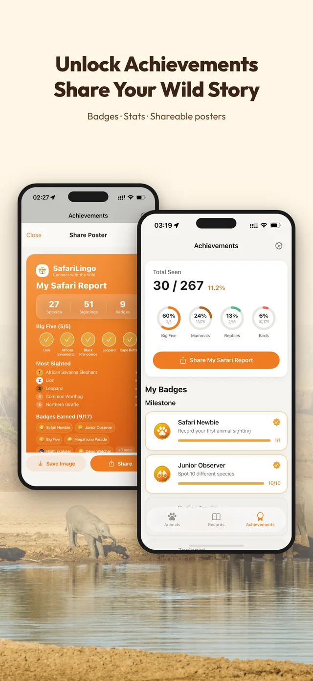 SafariLingo app screenshot